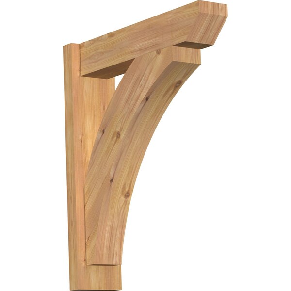 Ekena Millwork Thorton Slat Smooth Outlooker, Western Red Cedar, 5 1/2"W x 22"D x 26"H OUT06X22X26THR06SWR - main